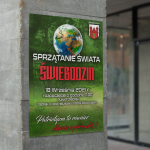 Plakat: Sprzątanie świata