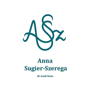 Logo dr nauk hum. Anna Sugier-Szerega