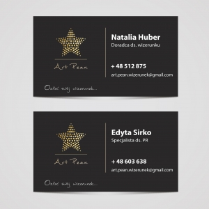 logo, business card