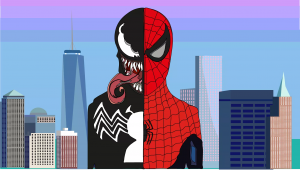 SpiderMan/Venom Grafika Wektorowa