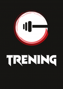 Logo siłowni trening