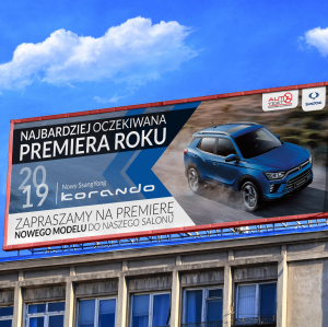 Projekt billboardu firmy AUTO TEST Przyg