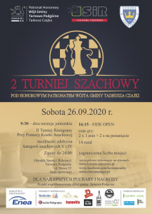 plakat turnieju szachowego