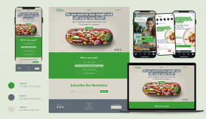 Projekt landing page i reklamy w mediach