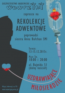 PLAKAT - REKOLEKCJE ADWENT 2015