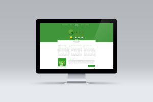 Projekt strony - Green layout